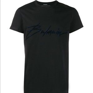 NWT Men’s Balmain Signature Logo T-Shirt